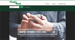 Desktop Screenshot of peoplesbankcoldwater.com